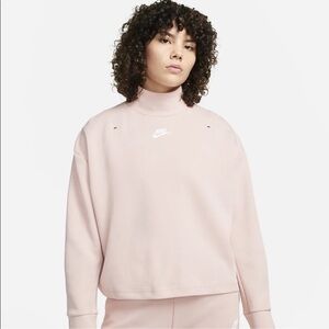 Nike | Sportswear Tech Turtleneck | soft pink | size S